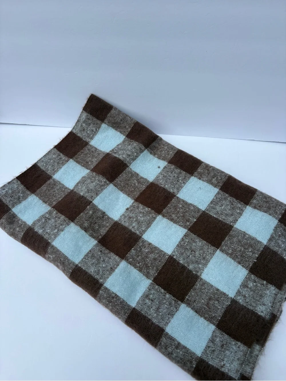 NWOT Anthropologie Maeve Brushed Gingham Scarf